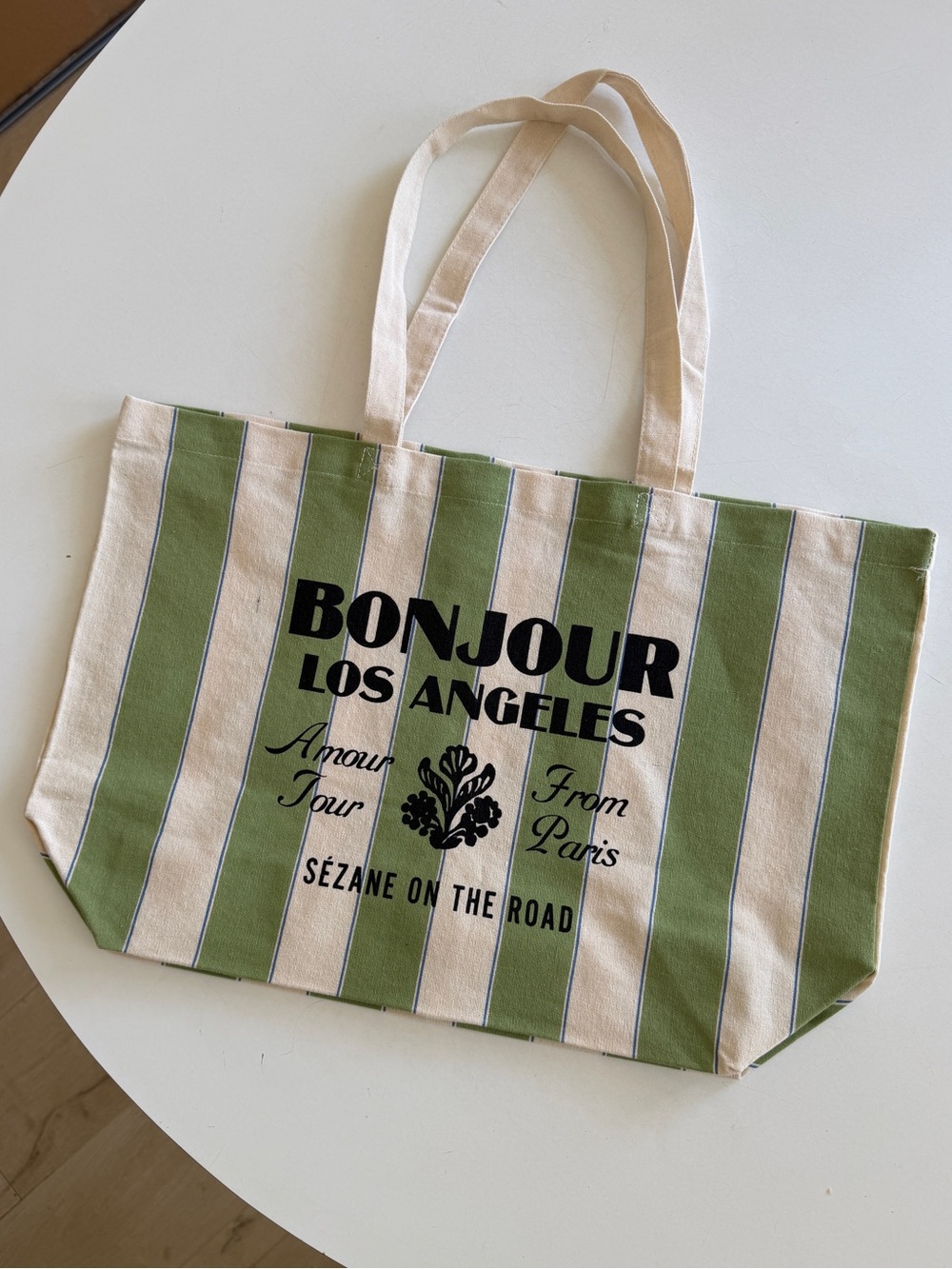 SEZANE Striped Tote